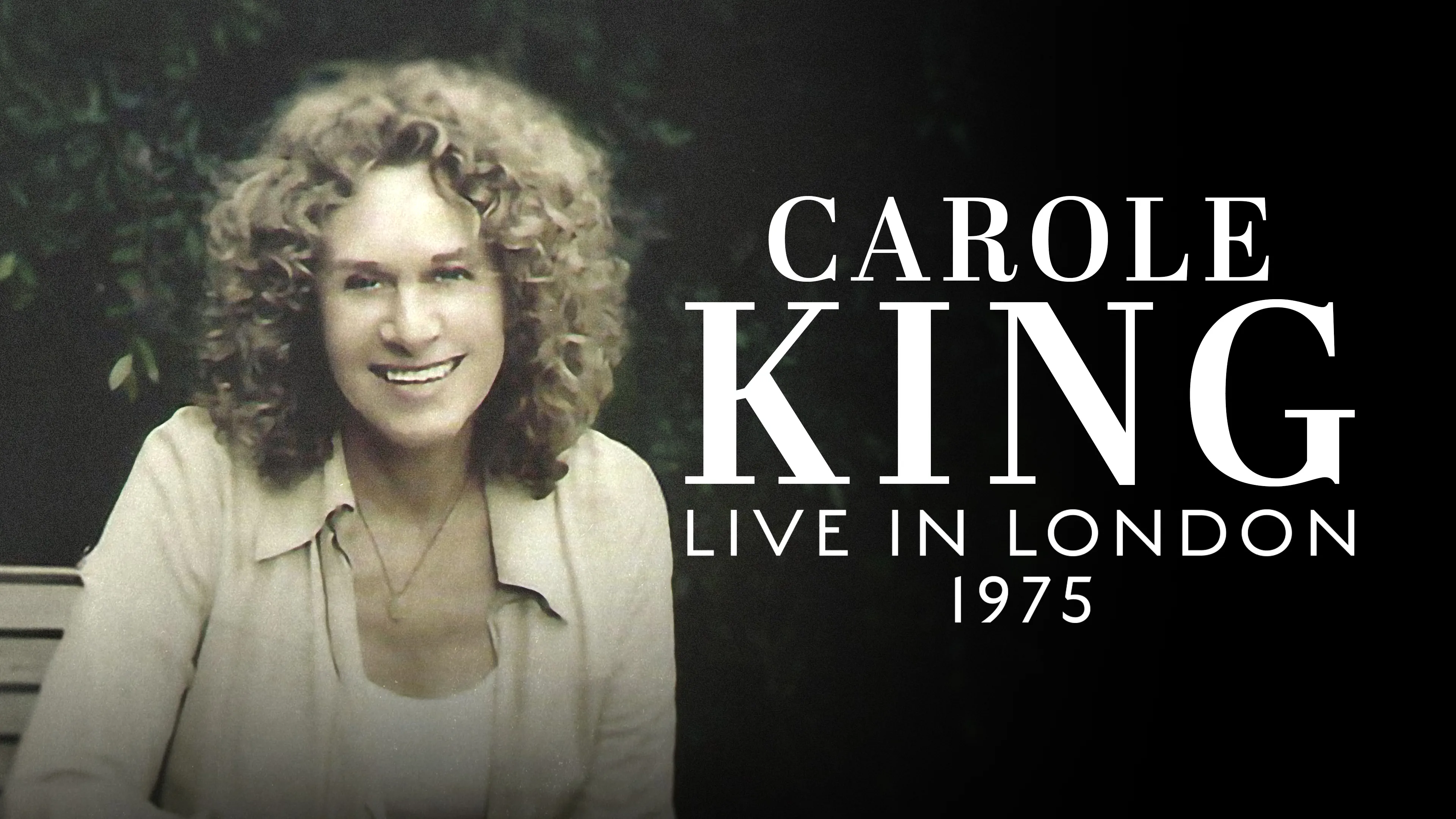 Carole King: Live in London 1975 poster